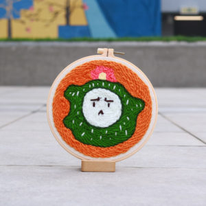 動物系俄羅斯刺繡戳戳毛線畫 - 仙人掌 PN002-006