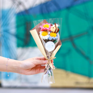 園野小雛菊鉤織永生花束