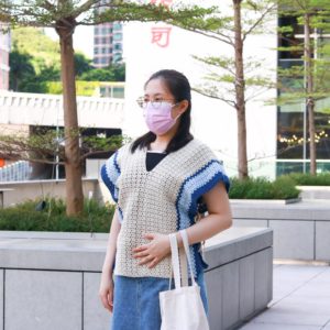 落肩側綁帶外搭上衣 CC002-006