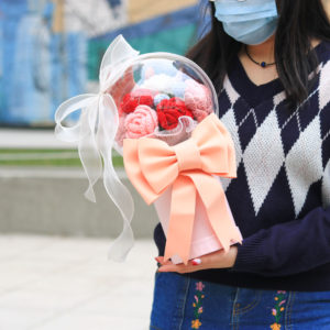 情人節限定薔薇永生花波波球 GF002-015