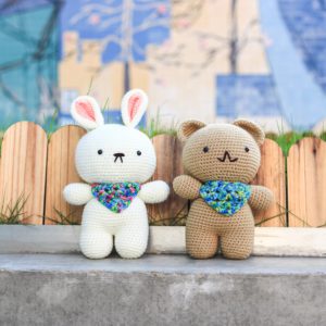 三角旅巾小動物