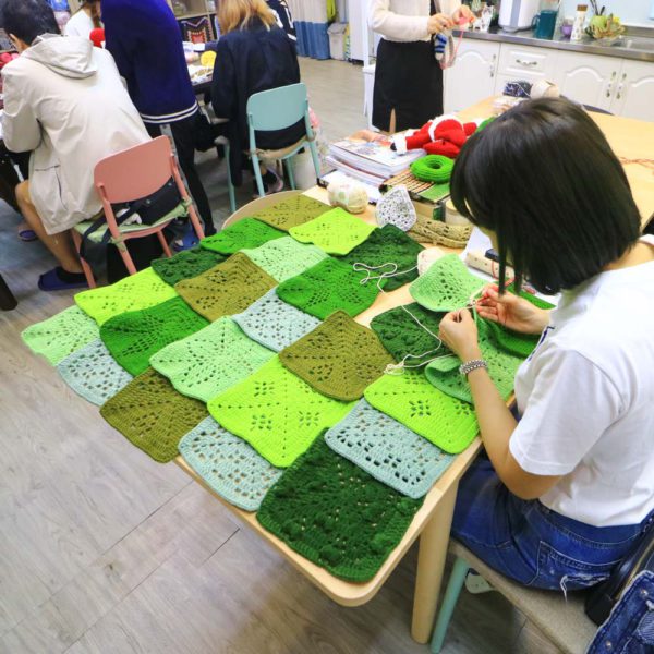 花樣拼接織片毛毯工作坊