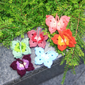 漸變色立體花蝴蝶 DL001-236
