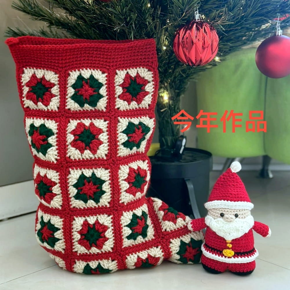 Debby今年的聖誕織品，以她的能力來說簡直是小菜一碟。