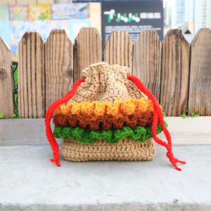 【影片教學+材料包】漢堡包束口袋