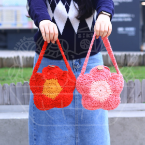 【影片教學+材料包】新春大紅花手提包包