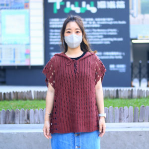 鉤織休閒連帽衫 CC002-034